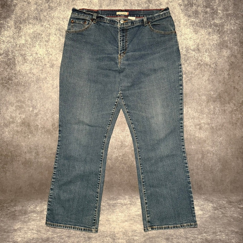 Vintage Levi's 550 Women's Size 16S Medium Wash Relaxed Fit Bootcut‎ Jeans